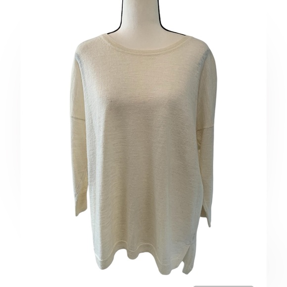 J Crew | Wool blend creamy white sweater - Picture 1 of 7